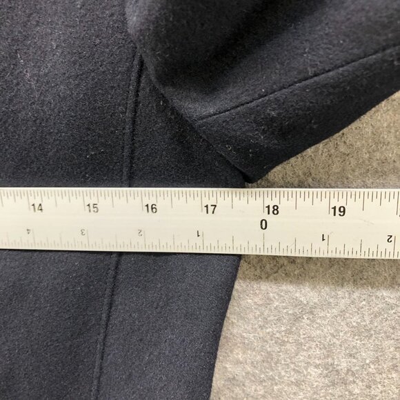 Uniqlo Wool Blazer Jacket Womens S Black Short Coat Minimalist Formal - Picture 8 of 10